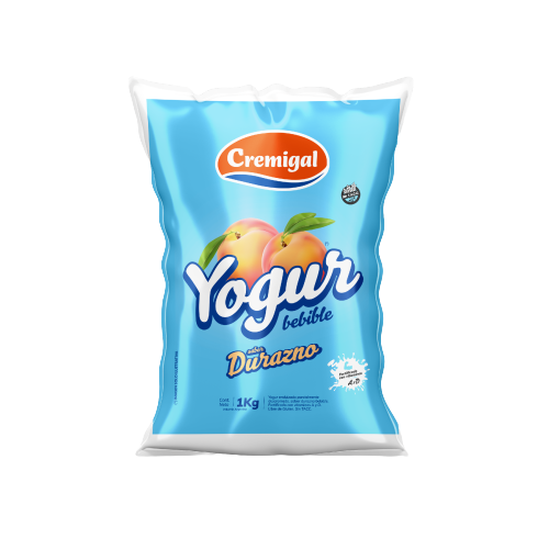 CREMIGAL yogur durazno sachet x1Lt
