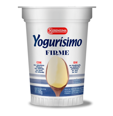 YOGURISIMO yogur firme vainilla x190g