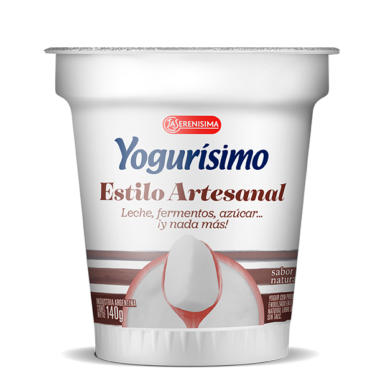 YOGURISIMO yogur artesanal natural x140g