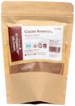 ESQUINA DE LAS FLORES cacao amargo natural x100g