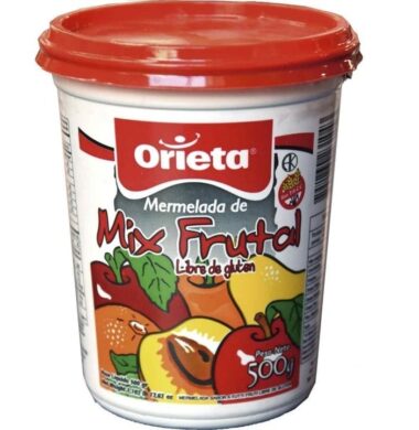 ORIETA mermelada mix frutal pote x500g