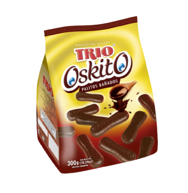 TRIO galletita oskito con chocolate x300g