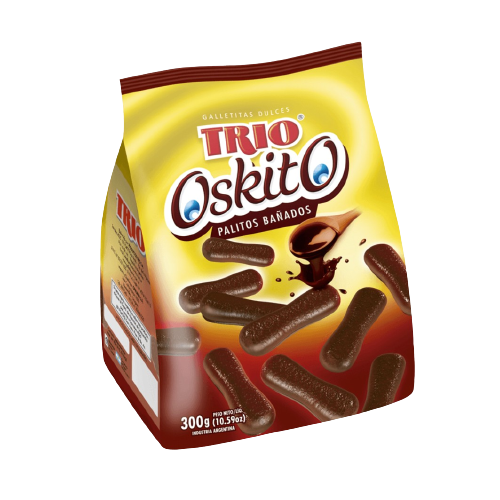 TRIO galletita oskito c chocolate x300g