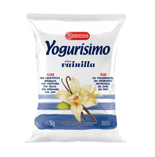 YOGURISIMO yogur vainilla x1Lt