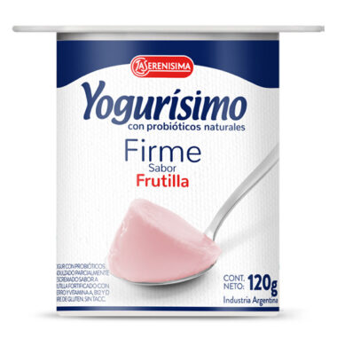 YOGURISIMO yogur firme frutilla x120g