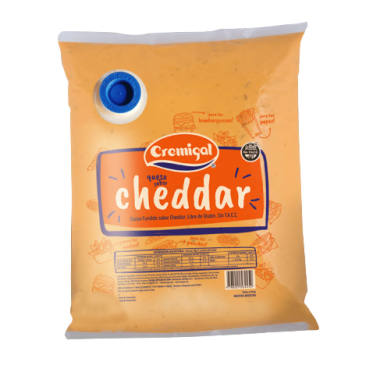 CREMIGAL queso cheddar pouch x4Kg