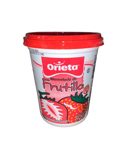 ORIETA mermelada frutilla pote x500g