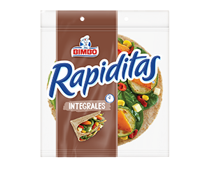 BIMBO rapiditas tortillas integrales x10u