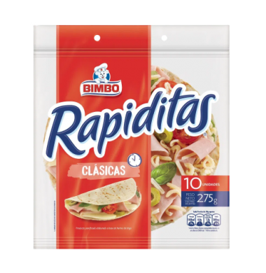 BIMBO rapiditas tortillas x10u