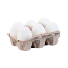 LA PIARA huevo blanco x6u