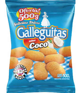 KOKIS galletitas galleguitas coco x500g