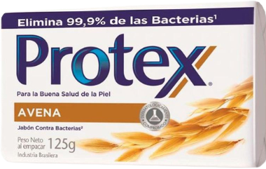 PROTEX jabon tocador antibacterial avena x125g