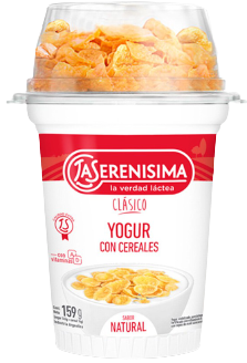 SERENISIMA yogur con zucaritas x159g