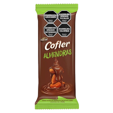 COFLER chocolate leche almendras x55g