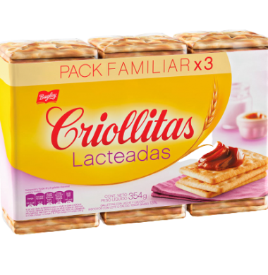 BAGLEY galletita criollitas lacteadas x354Gra