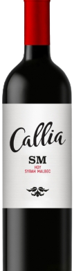 CALLIA vino tinto syrah malbec x750cc