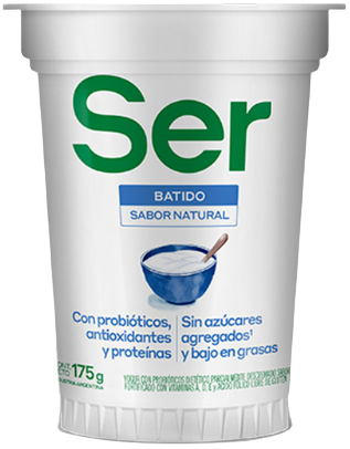SER yogur batido natural probioticos x175g
