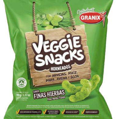 GRANIX snacks veggie finas hierbas x45g
