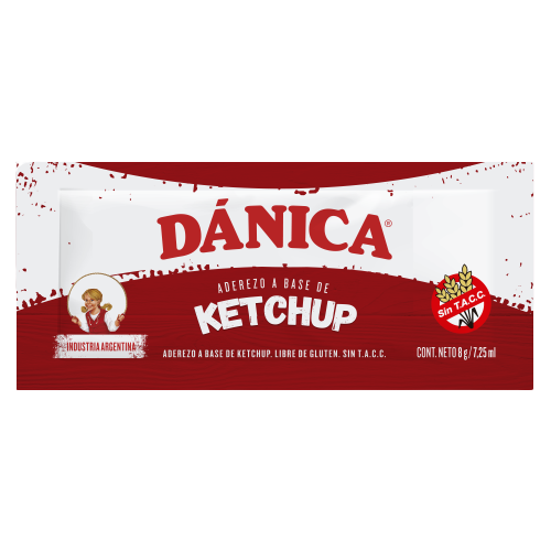 DANICA ketchup porcion 192Un. x8g