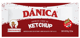 DANICA ketchup porcion 192u.x8g.