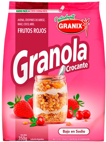 GRANIX granola frutos rojos x350g