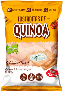 YIN YAN tostaditas quinoa x120g
