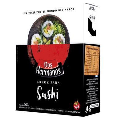 DOS HERMANOS arroz para sushi sin tacc x500g
