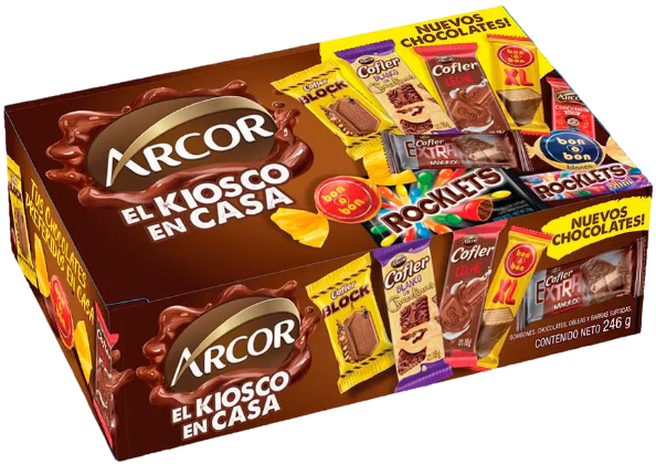 ARCOR chocolates kiosco