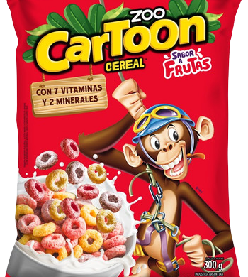 CARTOON cereal frutal x300g