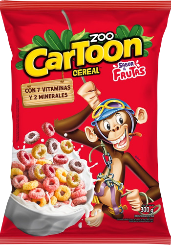 CARTOON cereal frutas x300g