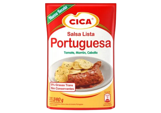 CICA salsa portuguesa doypack x340g
