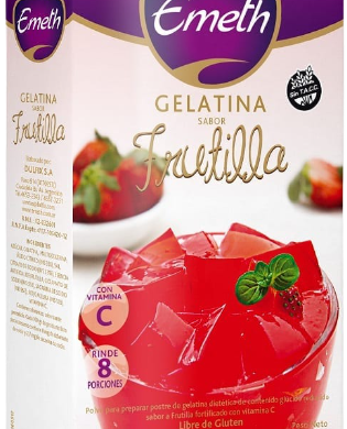 EMETH gelatina frutilla s/tacc x70g