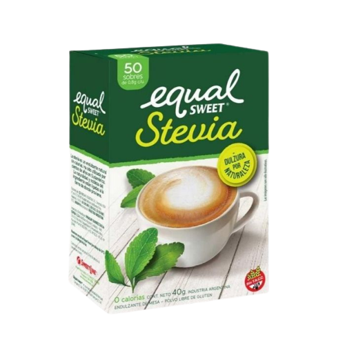 EQUALSWEET edulcorante stevia x50Un.