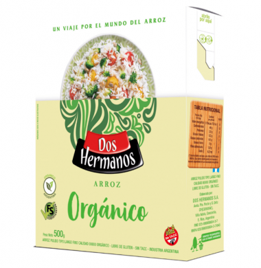 DOS HERMANOS arroz organico s/tacc x500g