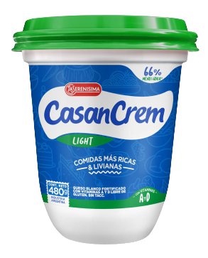 CASANCREM queso crema light x480grs
