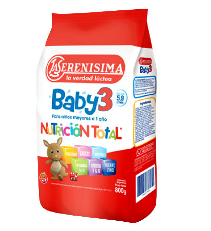 SERENISIMA baby 3 pouch x800grs
