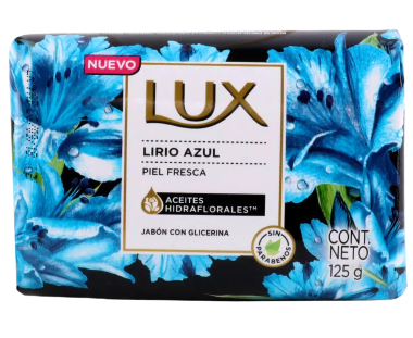 LUX jabon tocador lirio azul x125g