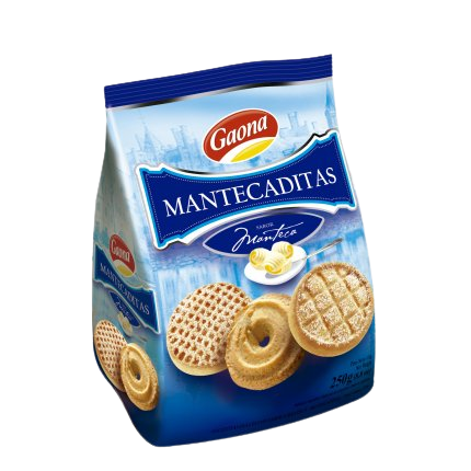 GAONA galletita mantecaditas x250g