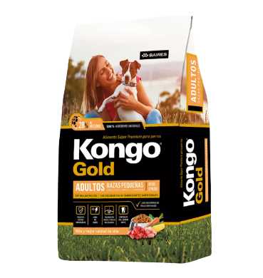 KONGO GOLD perro adulto natural raza pequena x15kg