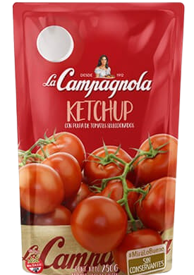 CAMPAGNOLA ketchup doy pack x250Gra
