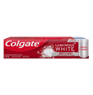COLGATE crema dental luminous white x140g