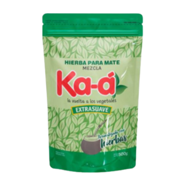 KA-A yerba extra suave etiqueta verde x500g