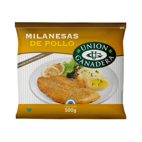 UNION GANADERA milanesa pollo x500g.