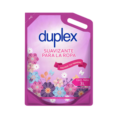 DUPLEX suavizante flores doypack x3Lt