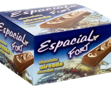 FELFORT chocolate aireado espacialfort x24g