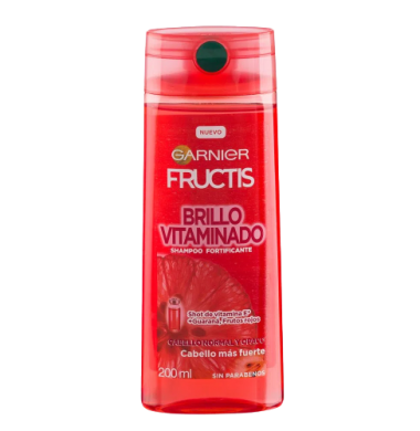 GARNIER shampoo fructis brillo x200cc