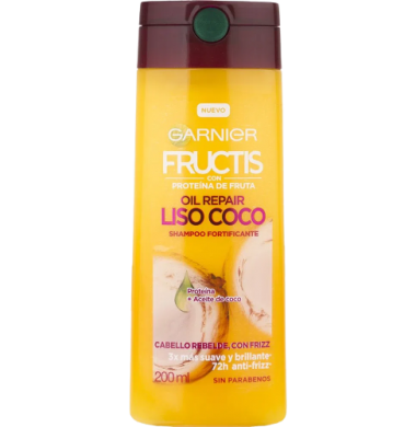 GARNIER shampoo fructis liso coco x200cc
