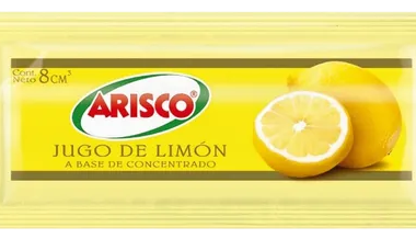ARISCO jugo limon porcion x8g