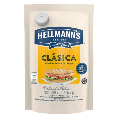 HELLMANNS mayonesa doypack x475g
