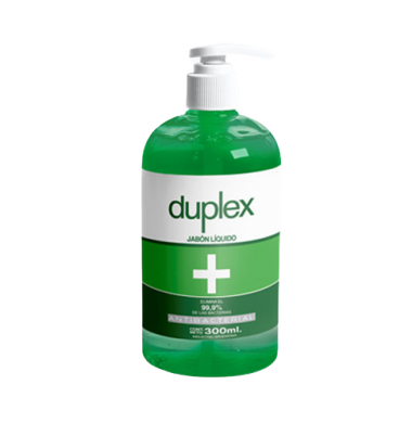 DUPLEX jabon tocador liquido antibacterial con valvula x300cc